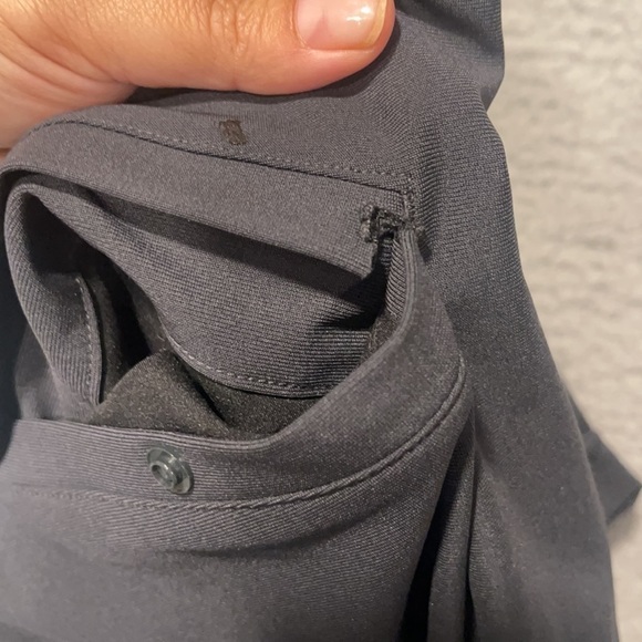 Lululemon commission pants Slim-Fit Trouser size 28 color Obsidian - Picture 8 of 10